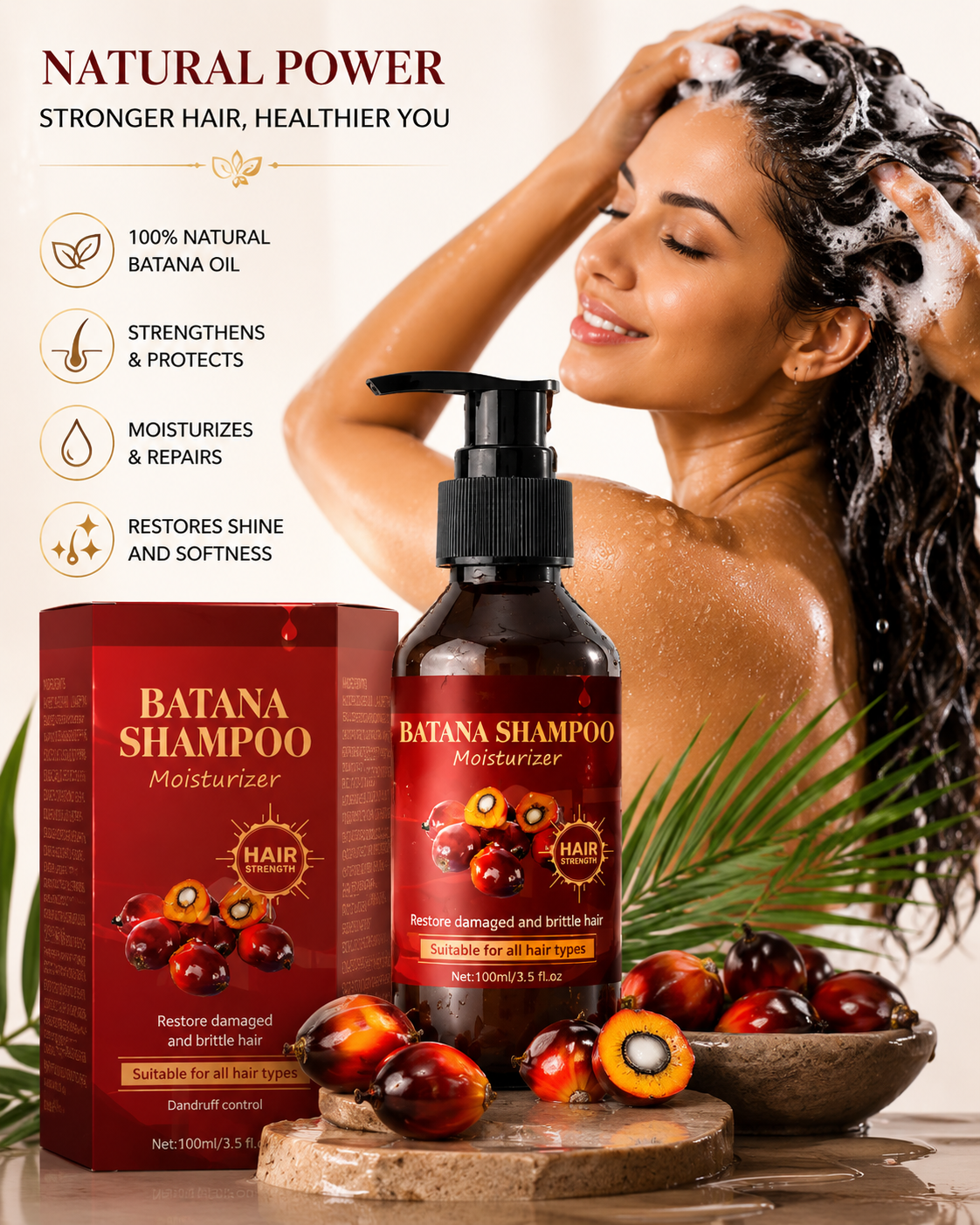 Organic Batana oil for hair growth 100% pure and natural