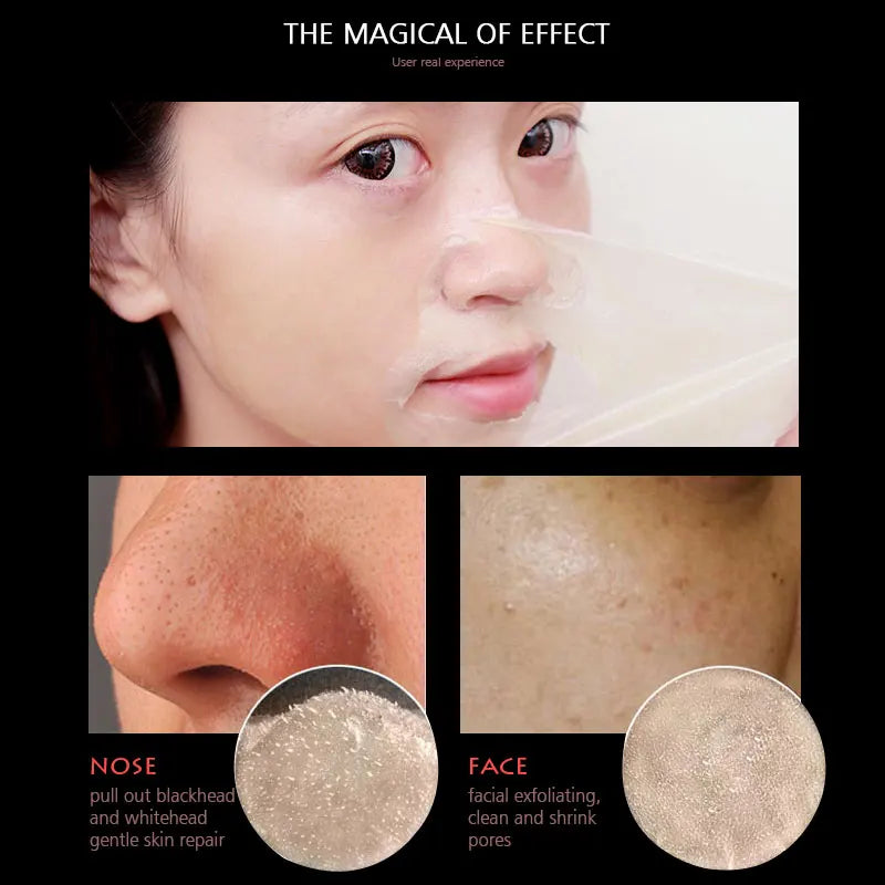 Blackhead Remover Face Mask Skin Care Pore Strip Nose Black Mask Peeling Black Head Removal Deep Cleansing Facial Mask