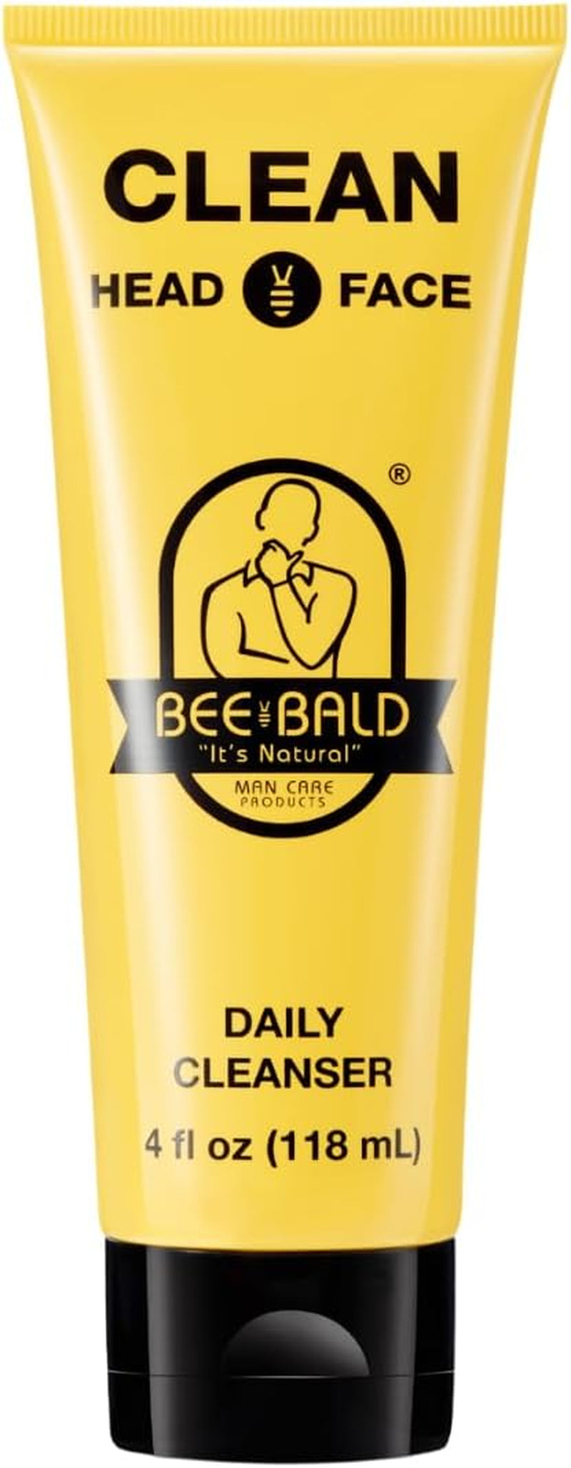 CLEAN Nettoyant Quotidien - Nettoyant Rafraîchissant Visage Et Tête Pour Hommes Et Femmes Avec Une Sensation Fraîche Et Revigorante Et Un Parfum Apaisant De Propreté, 4 Fl. Oz