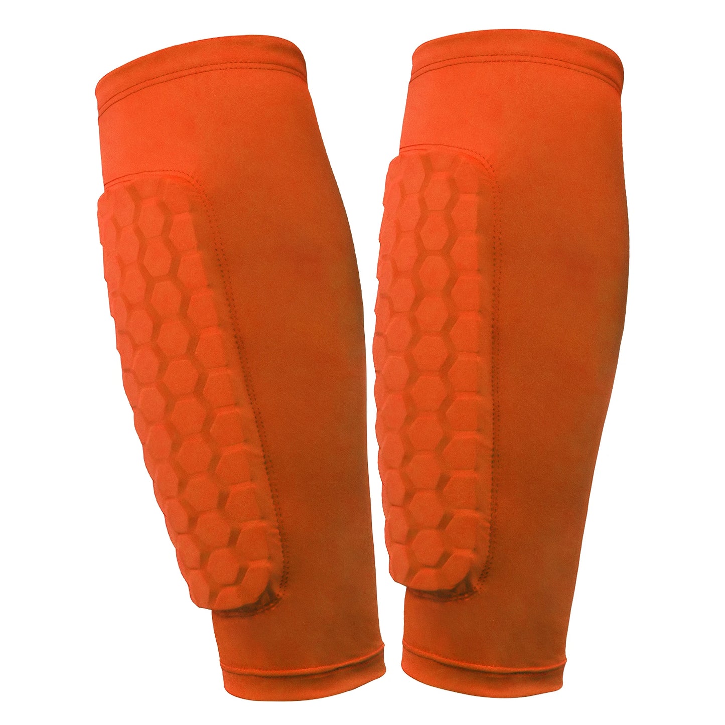 Soccer Shin Pads with Honeycomb Pads Football Shin Pads Breathable Lightweight Calf Protective Gear for Soccer Football