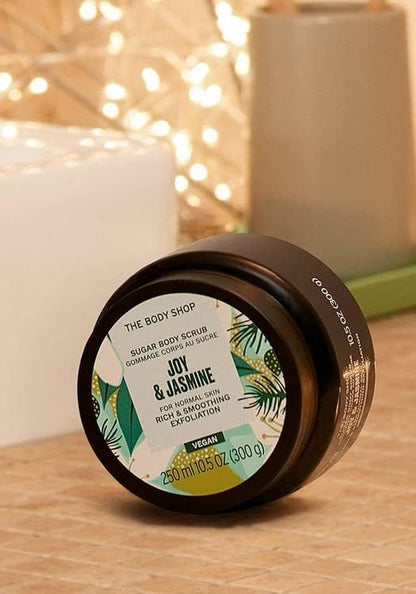 Joy & Jasmine Sugar Body Scrub Smoothing Exfoliation 250Ml