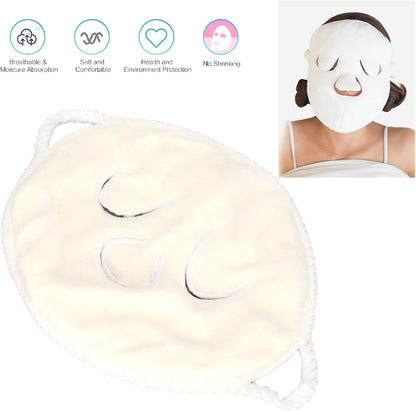 Hot Compress Towel Spa Face Towels, Réutilisable Warming Face Mask Facial Cooling Mask Relaxation Mask Face Mask Migraine Mask Cool Goggles Eye Mask