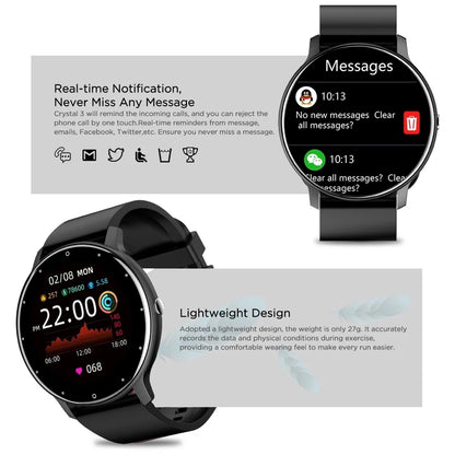 2026 Smart Watch Women Men Ladies Gift Sport Fitness Men Watches Heart Rate Monitor Waterproof Smartwatch for Android IOS